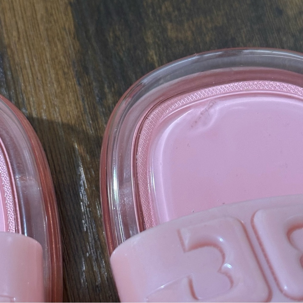 Tory Burch Pink Salt Bubble Jelly Slides Size 9 - Picture 4 of 5